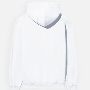 white unisex hoodie
